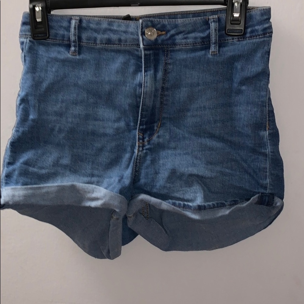 High rise shorts